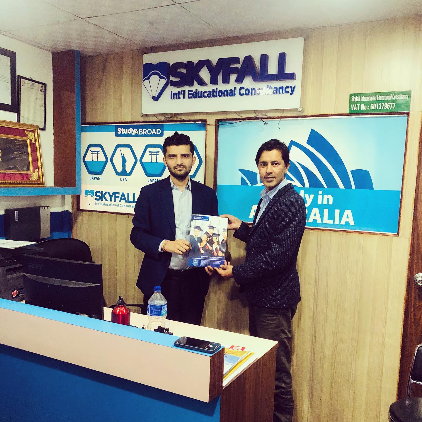 Australia Study Materials Presentation at Skyfall